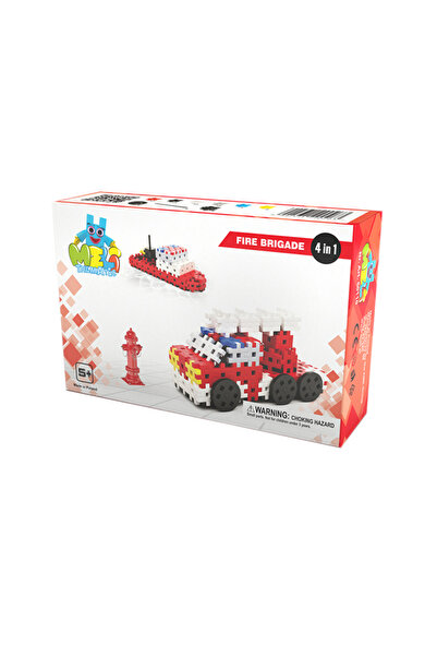 meli Set creativ de constructie Pompierii, 153 piese,