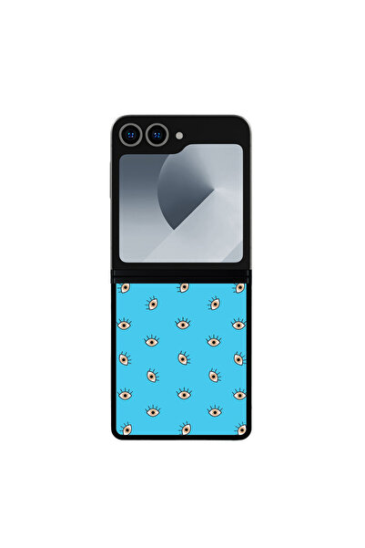 4TECH 4 tech Eyes σε μπλε θήκη τύπου βιβλίου για Samsung Galaxy Z Flip 6 5G