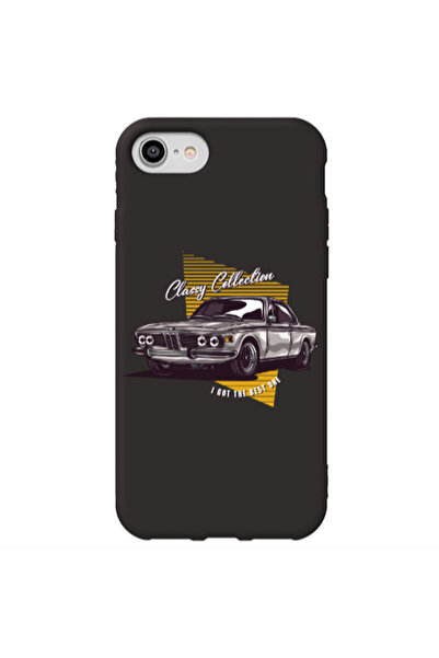 Other Apple iPhone 7 Classy Collection Black Colored Silicone TPU Θήκη