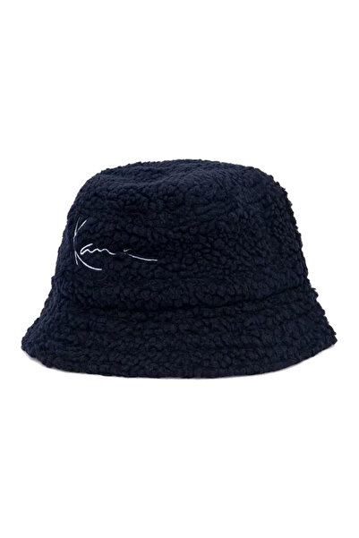 KARL KANI Șapcă pescar Signature Teddy Bucket Hat, unisex, material pufos.