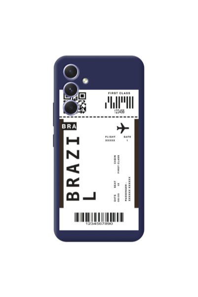 Other Samsung A56 Brazil BRA Dark blue Colored Silicone TPU Θήκη