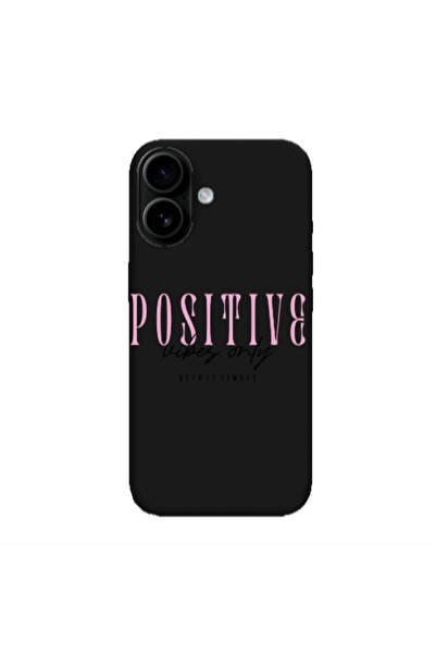 Other Apple Iphone 16 plus Keep It Simple Black Colored Silicone TPU Θήκη