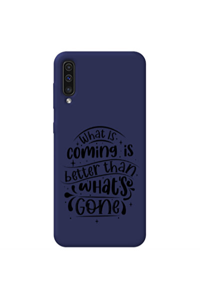 Other Samsung A70 What is coming Dark blue Colored Silicone TPU Θήκη