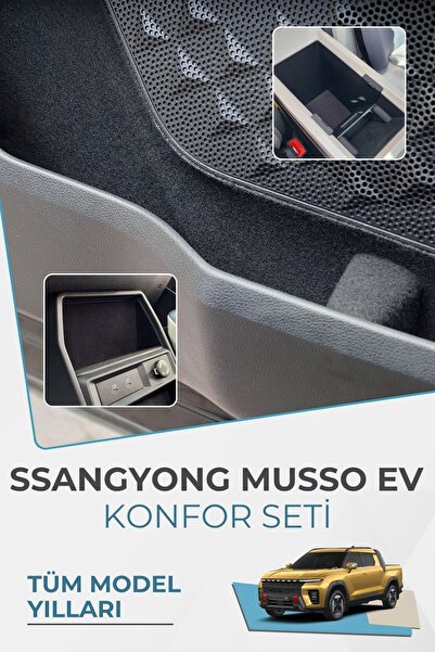 GRAFİCAR Ssangyong Kgm Musso Ev Compatible Comfort Set In-Car Item Pockets So...
