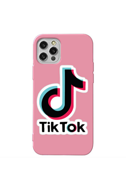 Other Apple iPhone 13 Pro Tik Tok Pink Colored Silicone TPU Θήκη