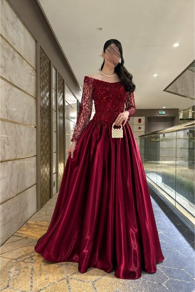 MILANORA Evening Dress Oud Color