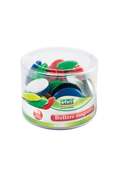 Lebez Set de 60 de magneți rotunzi colorați 2777