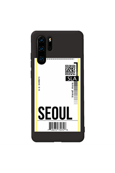 Other Huawei P30 Pro Seoul Travel More Black Colored Silicone TPU Θήκη