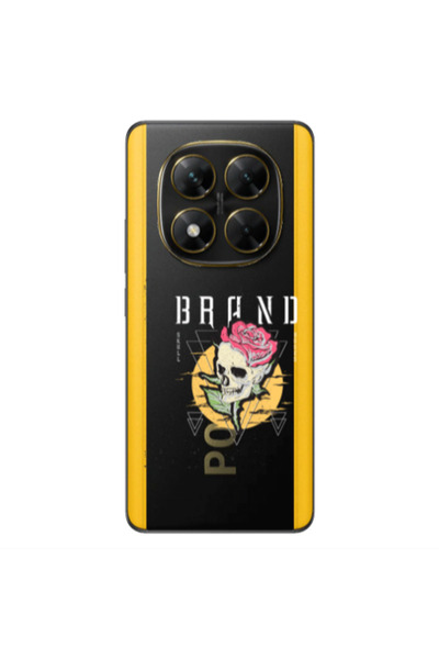 Other Xiaomi Poco X7 Skull Roses Transparent Silicone TPU Θήκη