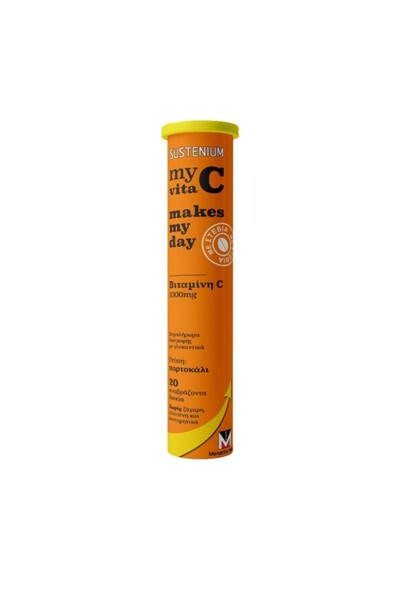 Sustenium My Vita C | Makes My Day | 1000mg (20 αναβράζοντα δισκία)
