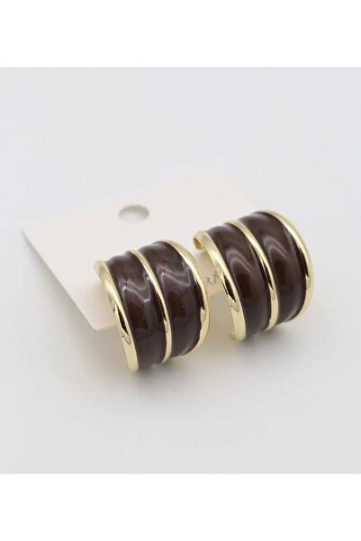 GOLDURA ATELIER Brown Sugar Hoop Earrings