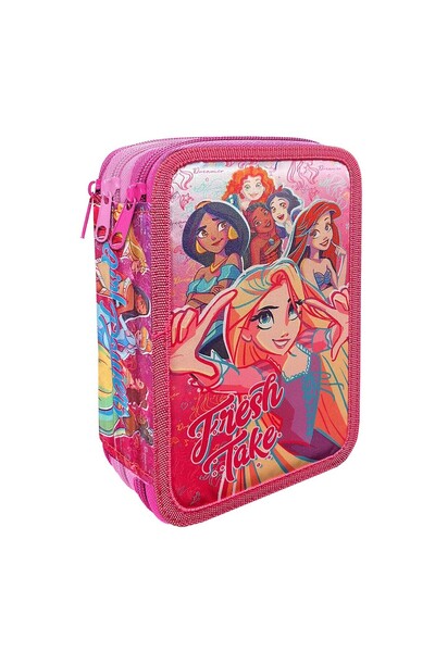 Disney Τριπλή Θήκη Μολυβιών Πριγκίπισσα 19,5x12,5x7εκ. 1004Ε-14032