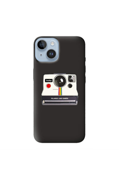 Other Apple iPhone 14 Plus Polaroid land camera Black Colored Silicone TPU Θήκη