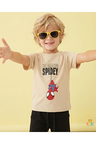 Ruki Çocuk Erkek Çocuk Spaydrman T-shirt Şort Takım