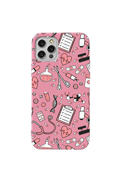 Other Apple iPhone 13 Pro Laboratory Pink Colored Silicone TPU Θήκη