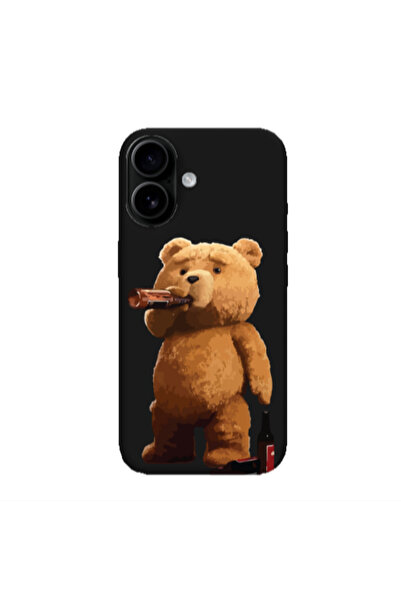 Other Apple Iphone 16 plus Beer Time Black Colored Silicone TPU Θήκη