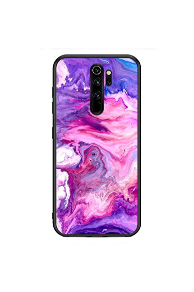 Other Xiaomi Redmi Note 8 Pro Marble art Black Glossy Θήκη