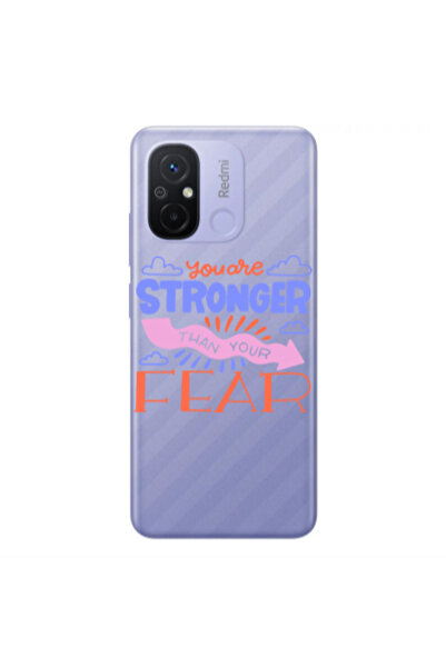 Other Xiaomi Redmi 12C You are Stronger Transparent Silicone TPU Θήκη