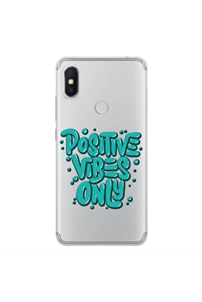 Other Xiaomi Redmi S2 Positive Vibes Only Transparent Silicone TPU Θήκη