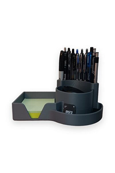 Lab3D Masaüstü Düzenleyici Kalemlik Çok Bölmeli Ofis Organizer 3D Dekoratif H...