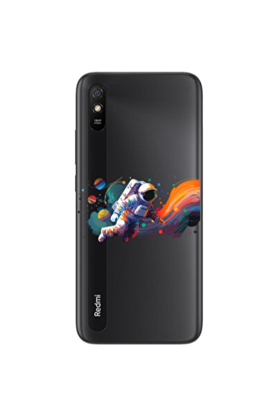 Other Xiaomi Redmi 9A Rainbow Space Transparent Silicone TPU Θήκη