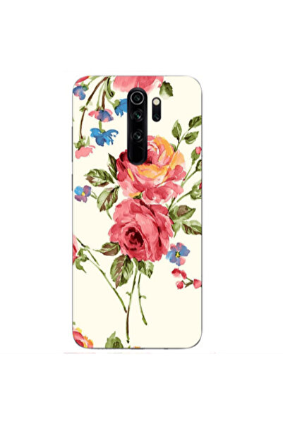 Other Xiaomi Redmi Note 8 Pro Violet and rose Transparent Silicone TPU Θήκη