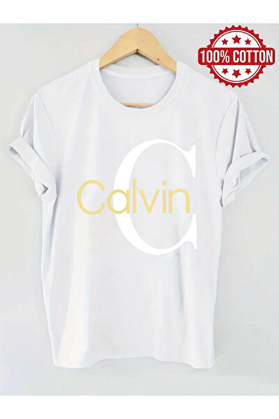 799 100% Brand Logo T-Shirt with White Uppercase "C" Golden "" Lettering, Rou...
