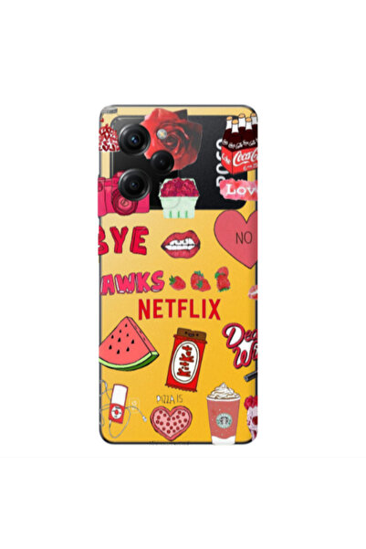 Other Xiaomi Poco X5 Pro pizza is my valentine Transparent Silicone TPU Θήκη