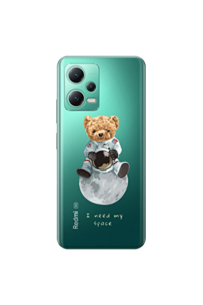 Other Xiaomi Redmi Note 12 Pro Plus 5G Bear in space Transparent Silicone TPU...