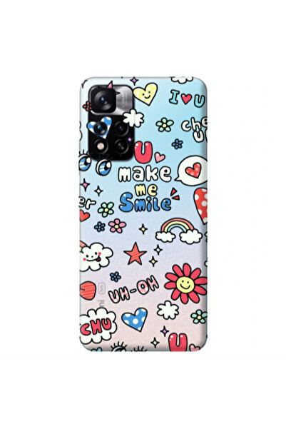 Other Xiaomi Redmi Note 11 Pro 5G Rainbow flowers Transparent Silicone TPU Θήκη