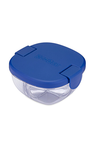 YumBox Αδιάβροχο μπολ σνακ με 3 θήκες - Ναυτικό μπλε