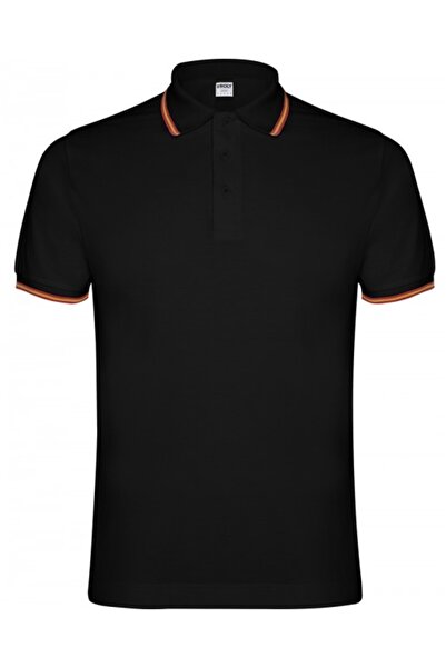 ROLY Tricou polo barbati, Nation, negru
