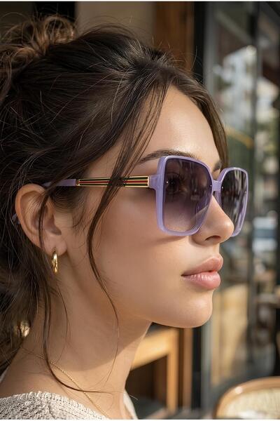 Eyesofia Mira Prestige Ultra Light Uv400 Filtered Purple Lilac Women's Sungla...