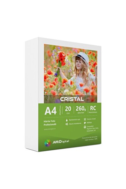 MC Micostore AMDigital кристална фотохартия, А4, 260гр/м2, 20 листа