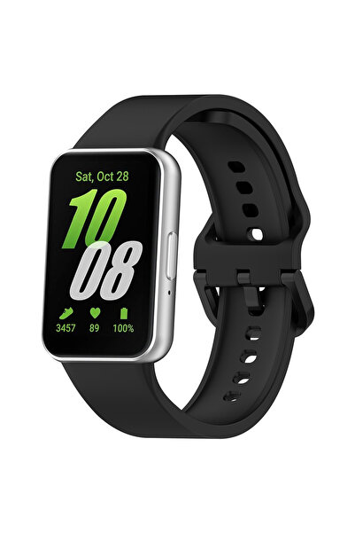 Techsuit Curea smartwatch W086 pentru Samsung Galaxy Fit3, ajustabila, negru