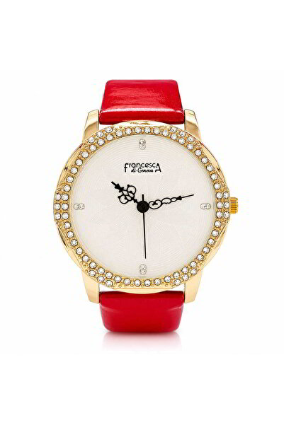 Watch Ceas de dama Francesca di Geneva FF456, rosu, stil casual