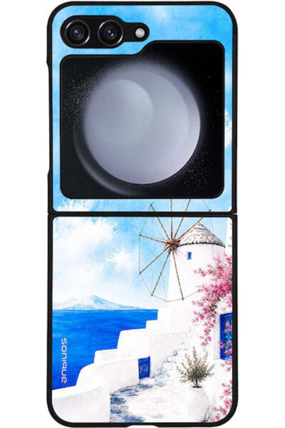 Other Σονίκ Λευκή Θήκη Βιβλίου Σιλικόνης για Galaxy Z Flip5