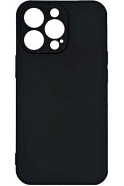 OEM Μαύρη ματ θήκη πλάτης σιλικόνης (iPhone 13 mini)