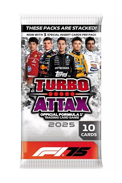 Topps توربو أتاك فورمولا 1 2025 عبوة واحدة