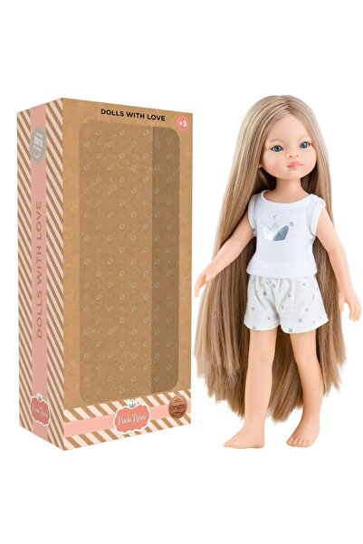 Paola Reina Papusa 32cm vinil multicolor parfumata in pijama