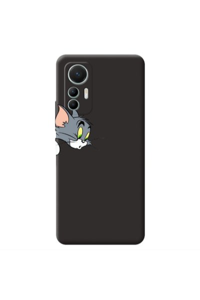 Other Xiaomi Mi 12 Lite Tom 1 Black Colored Silicone TPU Θήκη