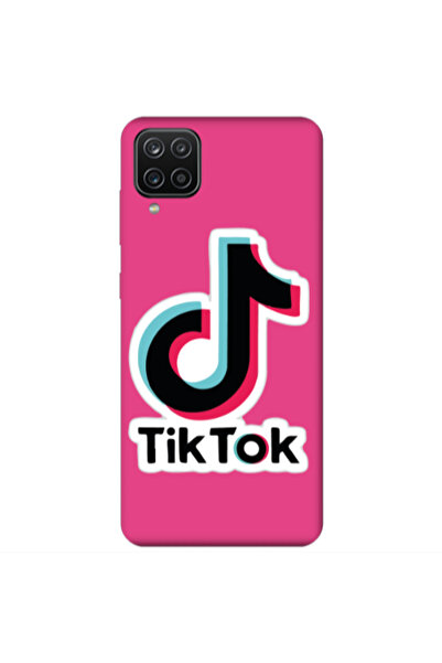 Other Samsung A12 Tik Tok Fuchsia Colored Silicone TPU Θήκη