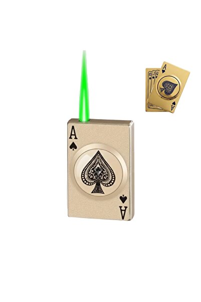 NEXTLY brichetă reîncărcabilă, spinner anti-stres, design poker, metal, auriu...