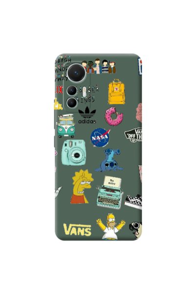 Other Xiaomi Mi 12 Lite Mixed up 3 Dark Green Colored Silicone TPU Θήκη