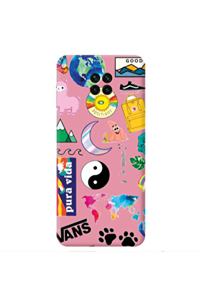 Other Xiaomi Redmi Note 9 Pro Vans Pink Colored Silicone TPU Θήκη