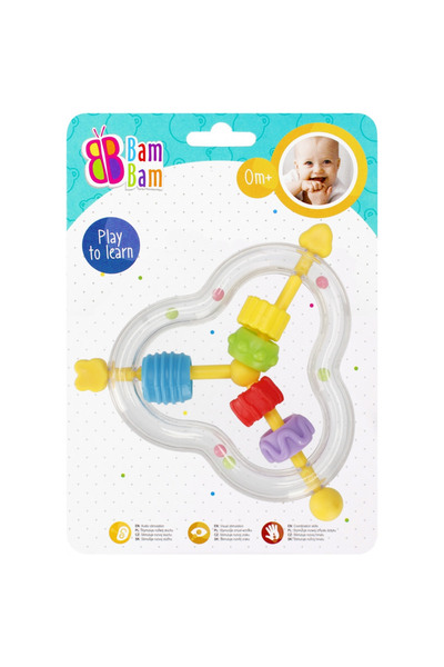 OEM Jucarie zornaitoare, Bam Bam - Triunghi, 15x20x2 cm, 0+ luni