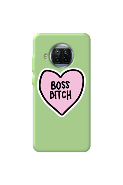 Other Xiaomi Mi 10T Lite Boss Bitch Light Green Colored Silicone TPU Θήκη