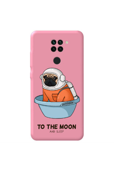 Other Xiaomi Redmi Note 9 To the moon Pink Colored Silicone TPU Θήκη