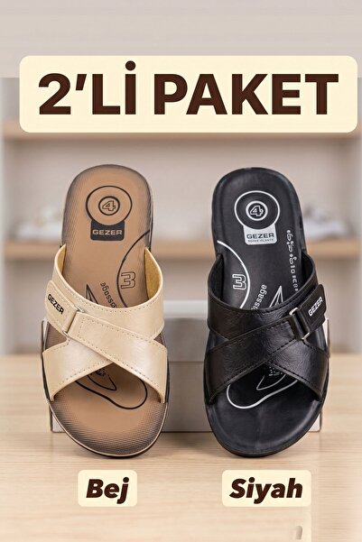 AlbiShoes Gezer 4 Point Anatomical Velcro Women's Slippers 2-Piece Advantage ...