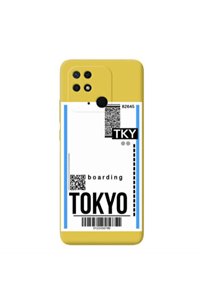 Other Xiaomi Redmi 10C Tokyo Boarding Yellow Colored Silicone TPU Θήκη